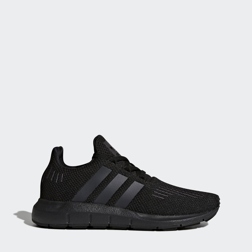 Adidas Swift Run - Originals για αγορια - Μαυρα/Μαυρα,Μέγεθος: EU 27 – 39 1/3 (265JAFWX)